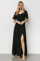 Sierra Sweetheart Maxi Dress | Black