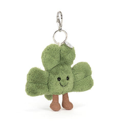 Jellycat Amuseables Siofra Shamrock Bag Charm 10cm