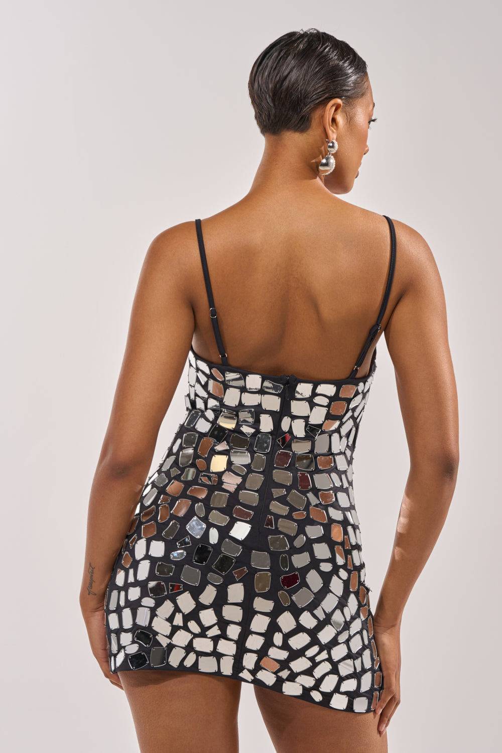 TRUE ICON MIRROR MINI DRESS