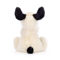 Jellycat Soother Bashful Black & Cream Puppy 34cm